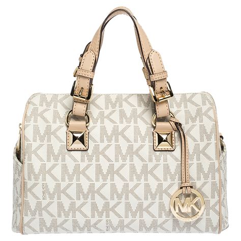 michael kors jacke beige|michael kors fold over purse.